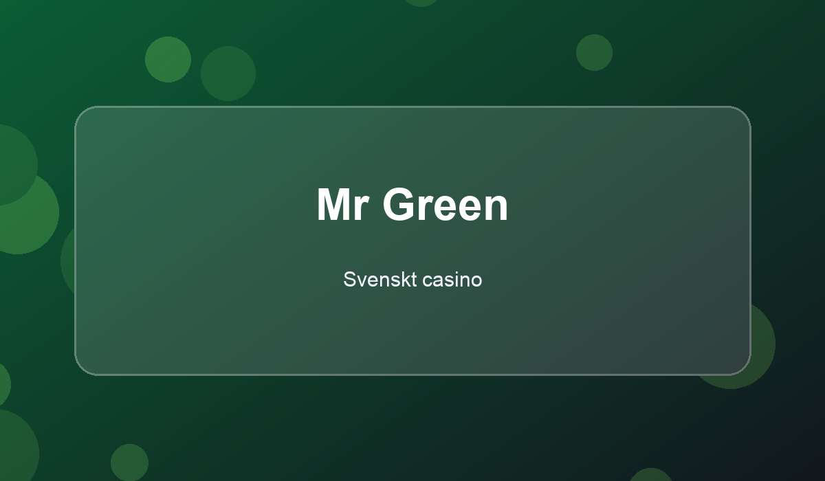 Mr Green character